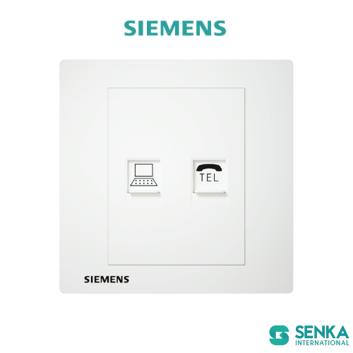 Ổ cắm điện thoại và mạng Relfa Siemens