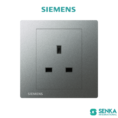 Ổ cắm chuẩn BS 13A không công tắc Relfa Siemens