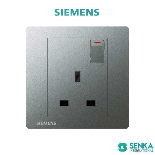 Ổ cắm BS 13A có công tắc Relfa Siemens
