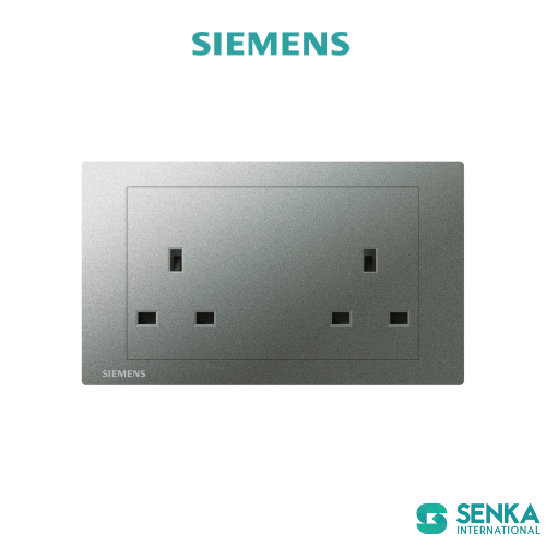 Ổ cắm đôi BS 13A Relfa Siemens