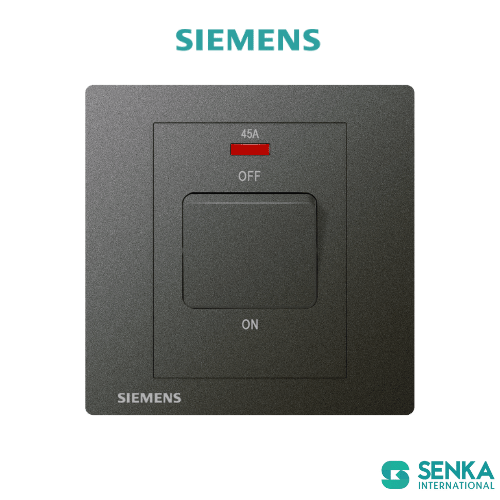 Công tắc bình nóng lạnh 45A có hiện thị neon Relfa Siemens