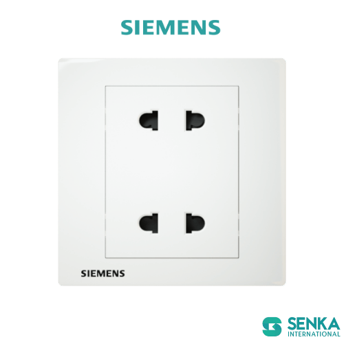 Ổ cắm đôi 2 chấu 10A Relfa Siemens
