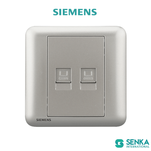 Ổ cắm mạng đôi CAT5e Seata Siemens