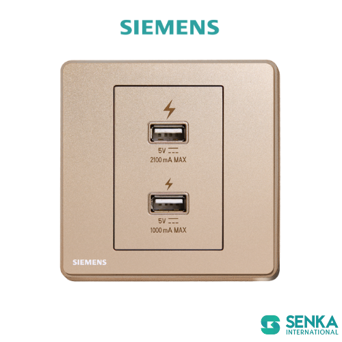 Ổ cắm đôi USB Arina Siemens