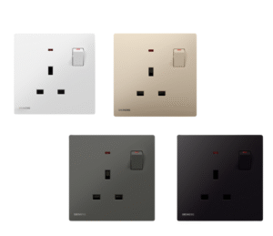 Ổ cắm 13A đơn có công tắc đơn và đèn báo