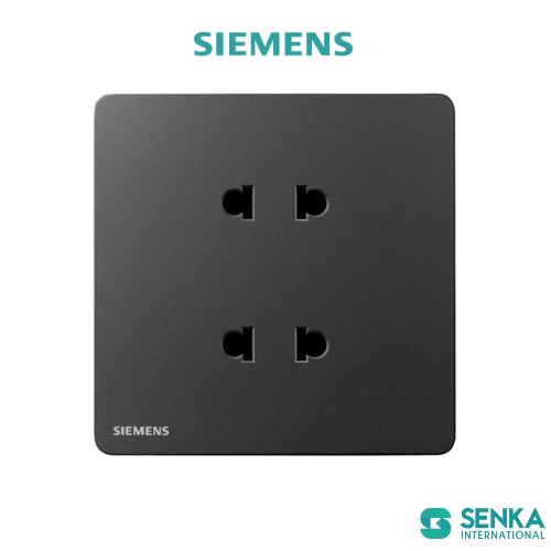 Ổ cắm đôi 2 chấu 10A Incendo Siemens