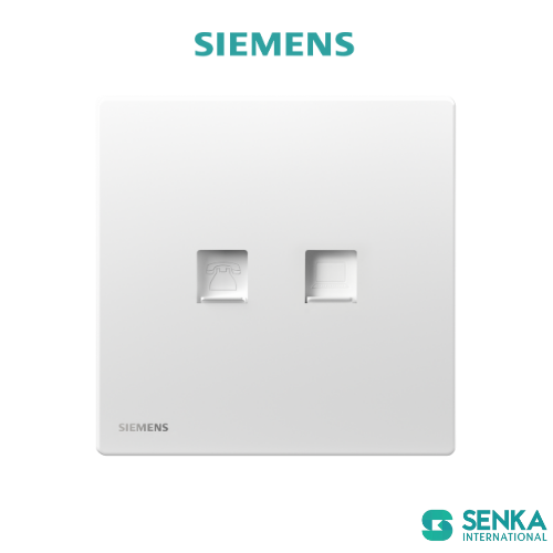 Ổ cắm mạng Cat6 & điện thoại RJ11 Peleus Siemens
