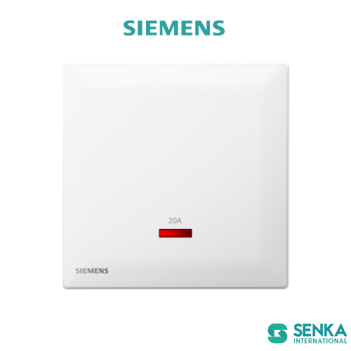 Công tắc nóng lạnh 20A có đèn neon Peleus Siemens