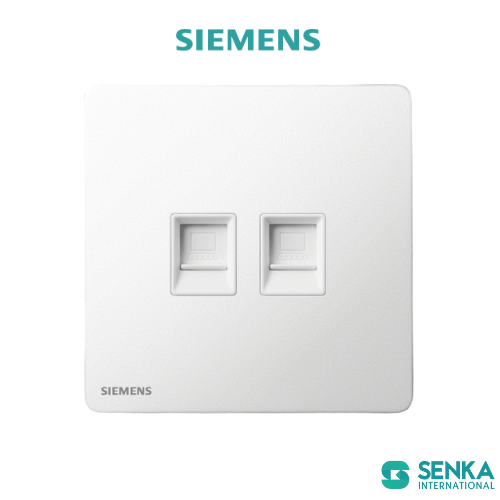 Ổ cắm mạng đôi CAT6 Incendo Siemens