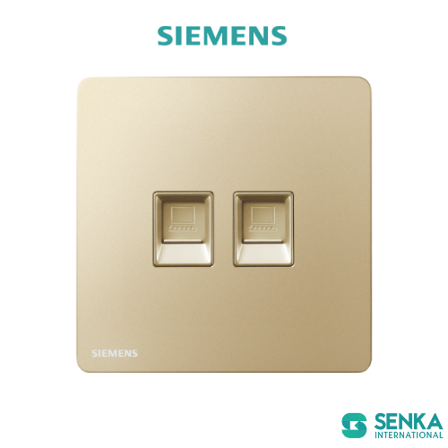 Ổ cắm mạng đôi RJ45 Incendo Siemens