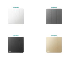 Ổ cắm 3 chấu 10A (chân dẹt) Incendo Siemens