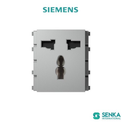 Ổ cắm đơn 3 chấu 16A chuẩn đa năng  - 2M Relfa 120 Siemens