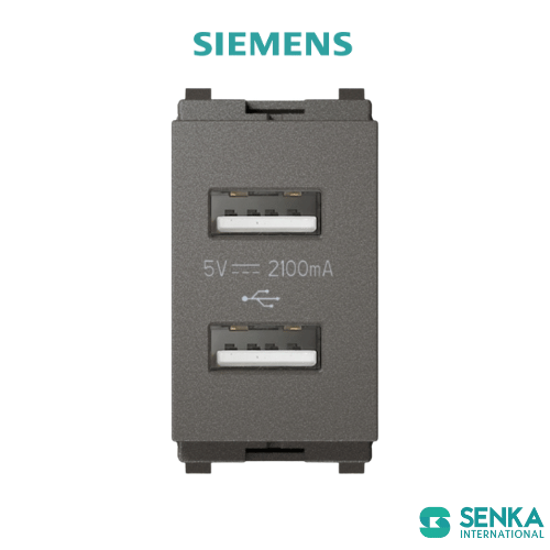 Ổ cắm đôi USB 2.1A - 2M Relfa 120 Siemens