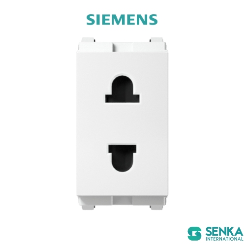Ổ cắm đơn 2 chấu 10A - 1M Relfa 120 Siemens