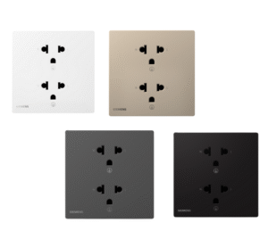 Ổ cắm đôi 3 chấu 16A chuẩn Universal