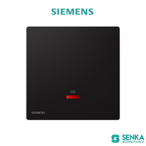 Công tắc đơn 2 chiều 20A kèm đèn báo neon Peleus Siemens